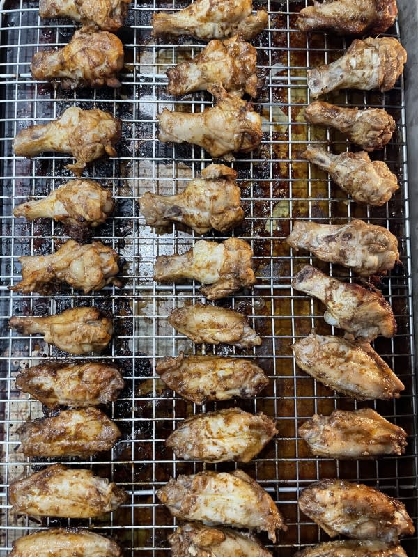 <em>Al Roker's Spicy Chicken Wings First Flip</em><p>Courtesy of Choya Johnson</p>