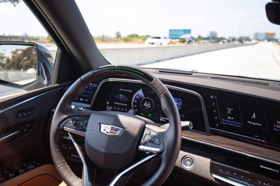 cadillac escalade dashboard 2021