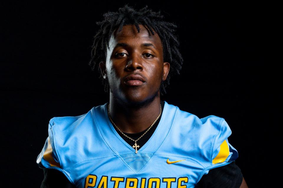 Shyheim Johnson, Putnam City West Football, is pictured during The Oklahoman’s High School Sports Media Day in Oklahoma City, on Wednesday, Aug. 23, 2023.