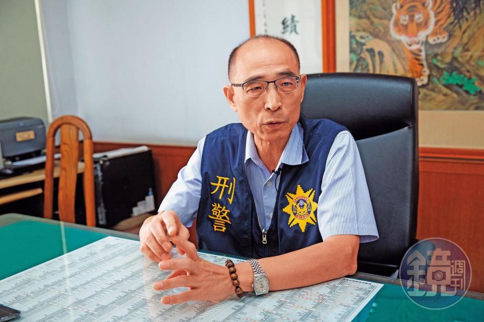 時任林園警分局偵查隊長的蔡岳同（圖）說，李宏基是預謀犯案。