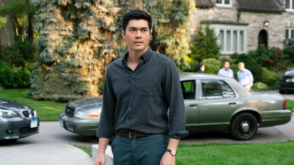 henry golding as sean, a simple favour