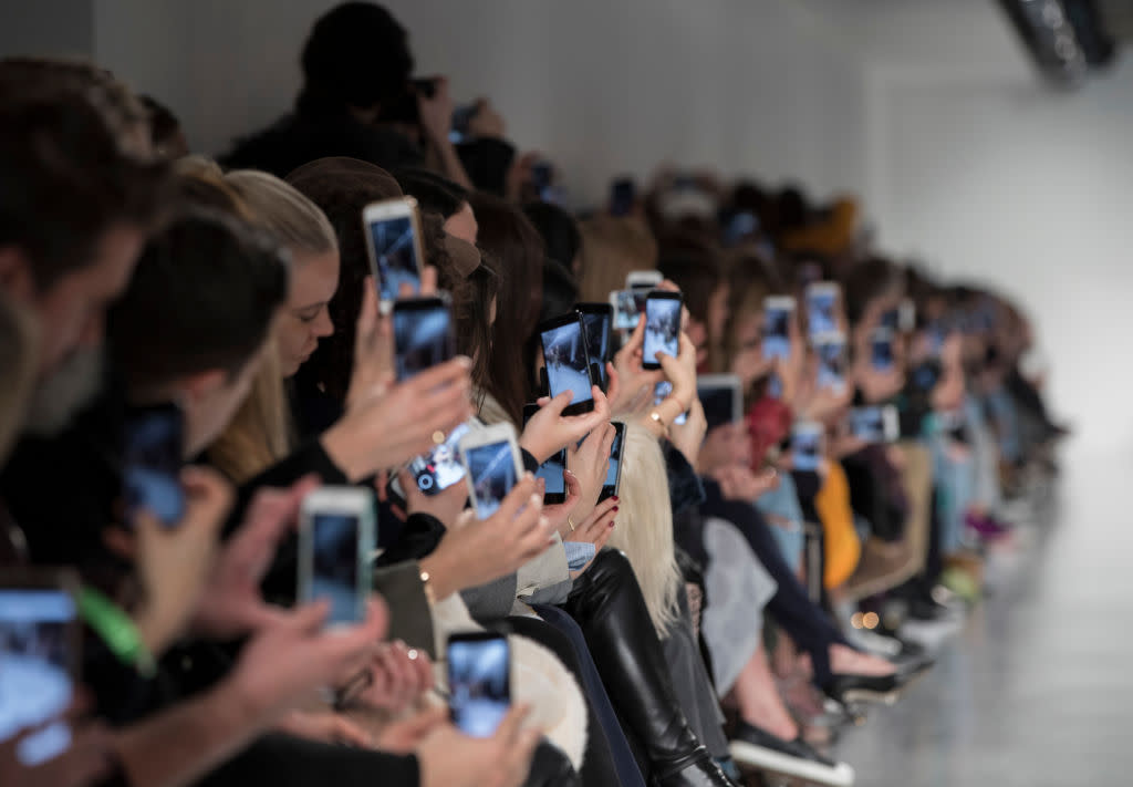 Catch the latest action from London Fashion Week direct from your Instagram feed [Photo: Getty]