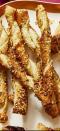 <p>Just 4 ingredients (including store-bought puff pastry!) make this the easiest app ever.</p><p><em><a href="https://www.goodhousekeeping.com/food-recipes/a30286330/everything-bagel-cheese-straw-recipe/" rel="nofollow noopener" target="_blank" data-ylk="slk:Get the recipe for Pecorino-Everything Spice Straws »;elm:context_link;itc:0;sec:content-canvas" class="link ">Get the recipe for Pecorino-Everything Spice Straws »</a></em></p><p><strong>RELATED: </strong><a href="https://www.goodhousekeeping.com/food-recipes/easy/g122/easy-appetizers/" rel="nofollow noopener" target="_blank" data-ylk="slk:51 Easy Appetizers and Snacks to Get the Party Started;elm:context_link;itc:0;sec:content-canvas" class="link ">51 Easy Appetizers and Snacks to Get the Party Started</a></p>