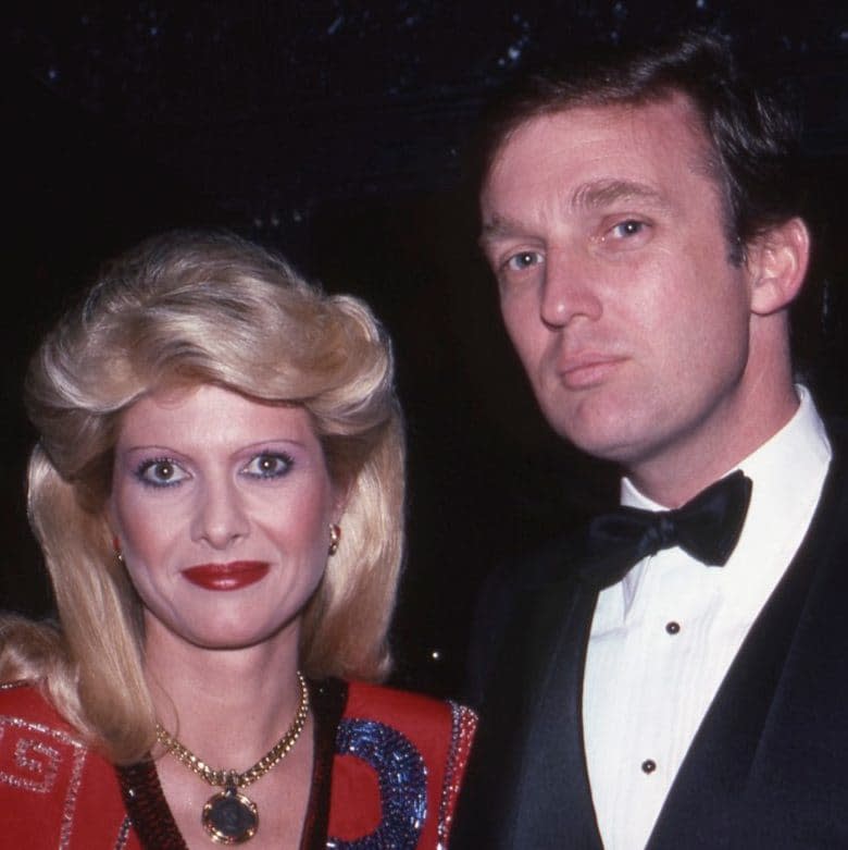 Ivana and Donald Trump in December 1982 in New York