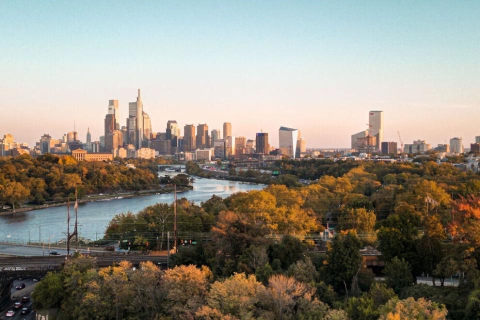 See the Philly skyline from Fairmount Park