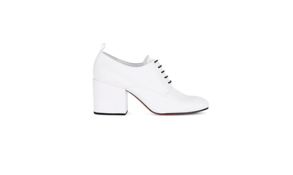 <p>Rachel Comey White Leather Block Heel Shoes, <a href="http://www.avenue32.com/white-leather-block-heel-shoes--47901/?utm_source=polyvore&utm_medium=affiliate&utm_campaign=shoes" rel="nofollow noopener" target="_blank" data-ylk="slk:$415, Avenue 32;elm:context_link;itc:0;sec:content-canvas" class="link ">$415, Avenue 32</a></p>