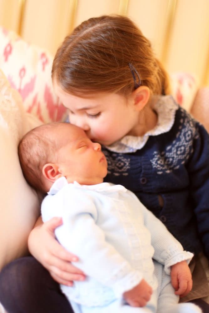 Princess Charlotte at 3 years old with Prince Louis | Duchess of Cambridge/PA Wire