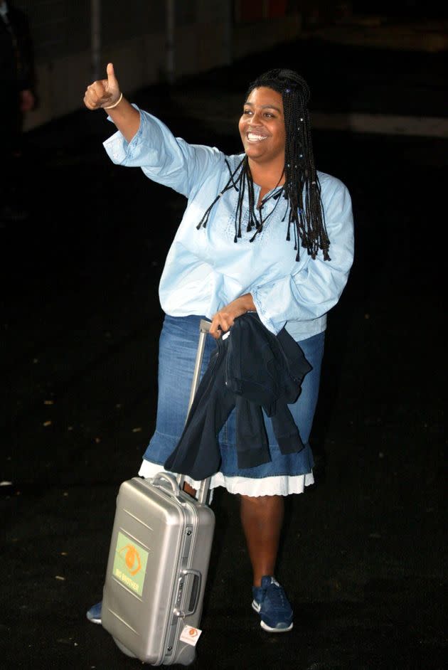 Alison entering the Big Brother house in 2002 (Photo: Shutterstock)