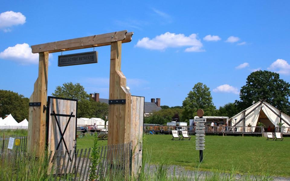 Collective Governors Island is one of the best campsites within easy access of New York