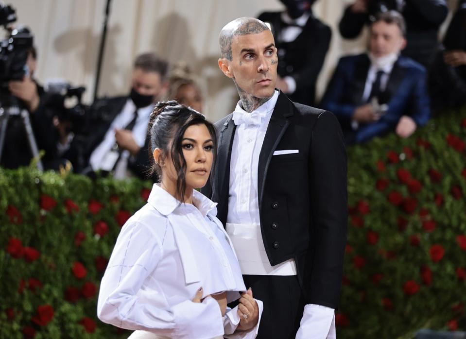 Kardashian and husband Travis Barker have tried unsuccessfully to conceive a child together via IVF (Getty Images)