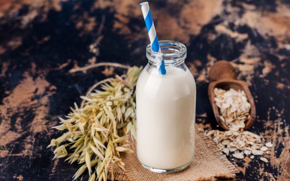 Ob Laktoseintoleranz oder Veganismus: Es gibt verschiedene Gründe, weswegen Menschen auf herkömmliche Kuhmilch verzichten. Gerade beim Backen bieten sich dafür viele Alternativen: am besten eigenen sich Pflanzendrinks aus Hafer, Soja, Mandel oder Reis. Aber auch Wasser kann notfalls die benötigte Flüssigkeit ersetzen. Bei fruchtigem Gebäck können Sie stattdessen auf die gleiche Menge Orangensaft zurückgreifen. (Bild: iStock / happy_lark)