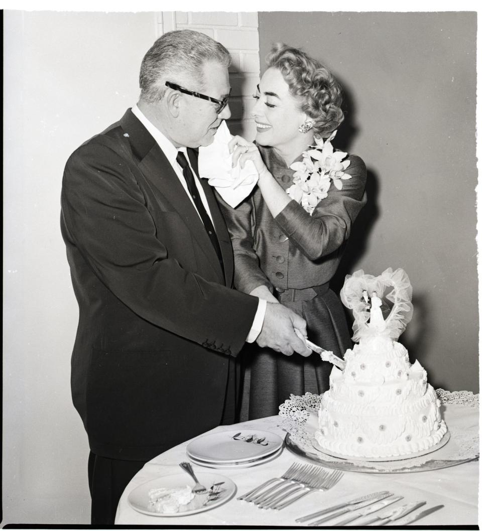 1955: Joan Crawford and Alfred Steele