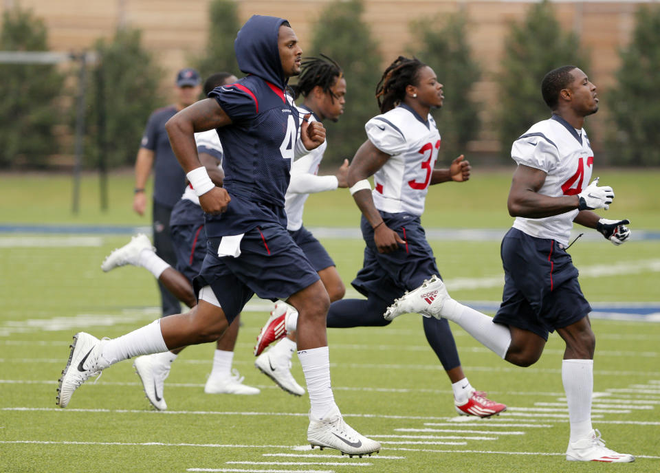 The Houston Texans have been in Frisco, Texas this week but will return to Houston soon. (AP)