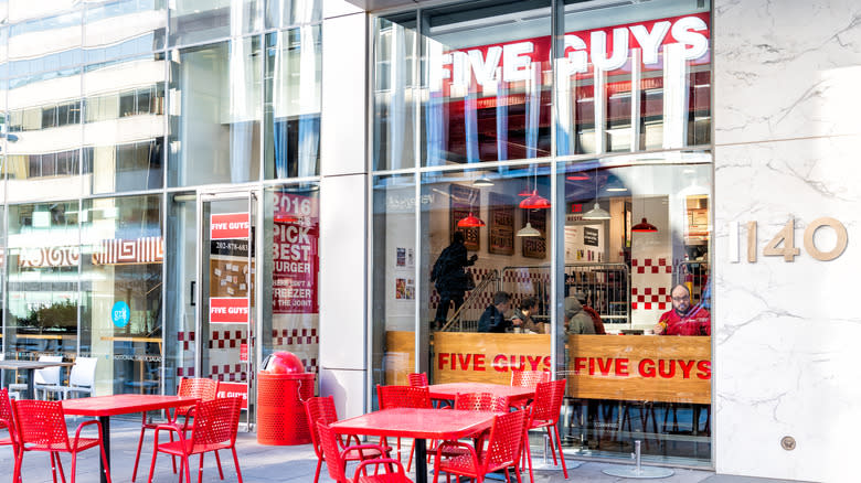 Five Guys restaurant exterior