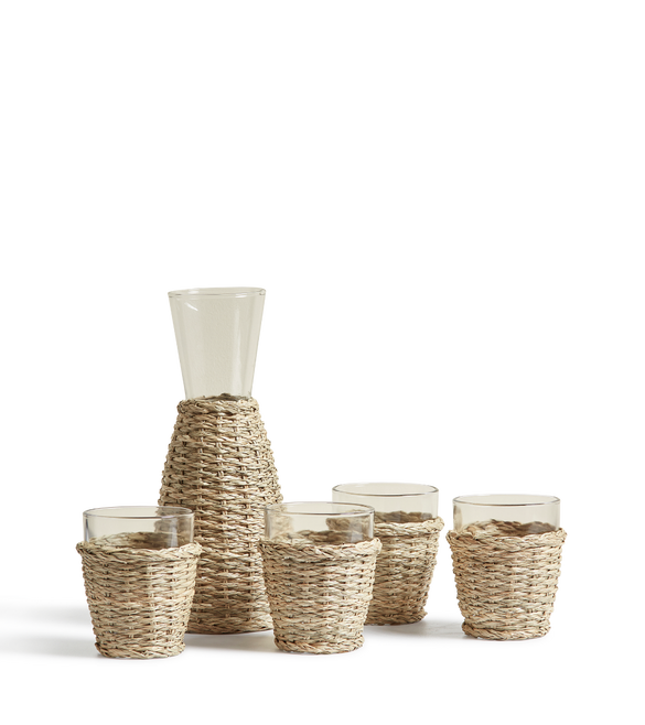 <p><a href="https://go.redirectingat.com?id=74968X1596630&url=https%3A%2F%2Fwww.oka.com%2Fus%2Fproduct%2Fpandanus-carafe-and-glasses-set-a18707-1-10-1173-10&sref=https%3A%2F%2Fwww.veranda.com%2Fluxury-lifestyle%2Fg27247625%2Fluxury-mothers-day-gift-ideas%2F" rel="nofollow noopener" target="_blank" data-ylk="slk:Shop Now;elm:context_link;itc:0;sec:content-canvas" class="link ">Shop Now</a></p><p>Pandanus Carafe and Glasses Set - Natural</p><p>oka.com</p><p>$60.00</p>