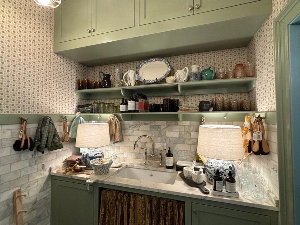 Throughout the Oakstreet Shoppe storefront is an array of displays that feel homey and lived in like this kitchen remodel on April 19.