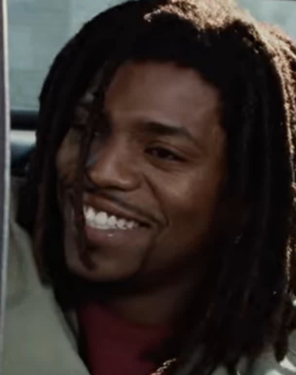 Mekhi Phifer as Future smiles in Jimmy's car