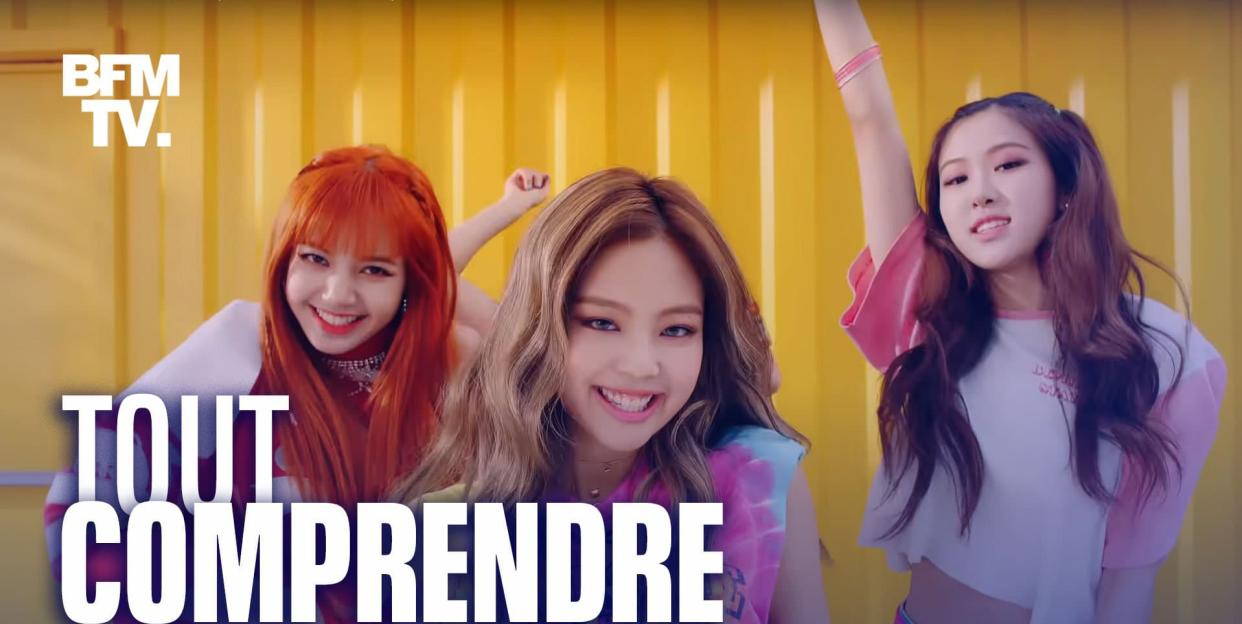 Lisa, Jennie et Rosé, trois des quatre chanteuses du groupe Blackpink - Capture d'écran YouTube - BLACKPINK