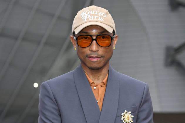 Pharrell Williams attends 'Prelude to the Olympics' on July 25, 2024 in Paris, France. - Credit: Kristy Sparow/Getty Images for LVMH x Vogue x NBC