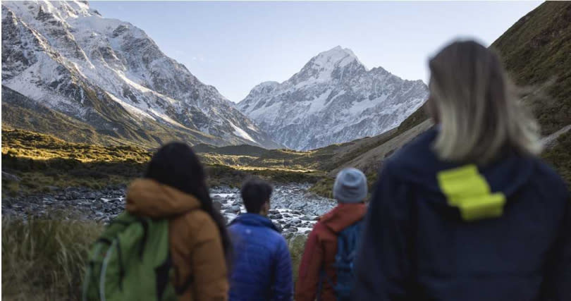 位於紐西蘭南島坎特伯雷地區的奧拉基庫克山。