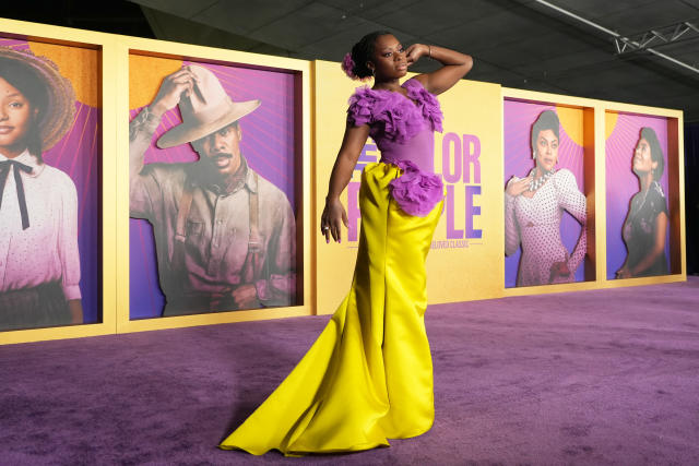 The Color Purple' Press Tour Fashion Brings Vibrancy to the Red Carpet -  Fashionista