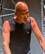 The Clovis Police Department is seeking a suspect identified as Jimmy Guillen in connection to the Walmart fire, as seen in these provided photos on social media. A warrant has been issued for the arrest of Guillen, 59, on charges of arson, aggravated burglary, tampering with evidence, and felon in possession of a destructive device.