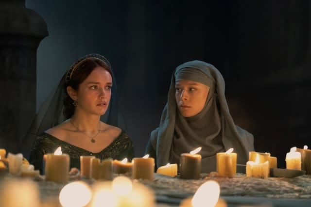 Olivia Cooke, left, and Emma D'Arcy in <i>House of the Dragon</i> Season 2, Episode 3<span class="copyright">Ollie Upton—HBO</span>