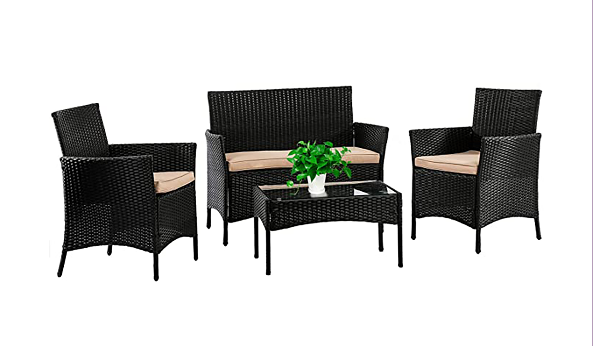 four piece patio set