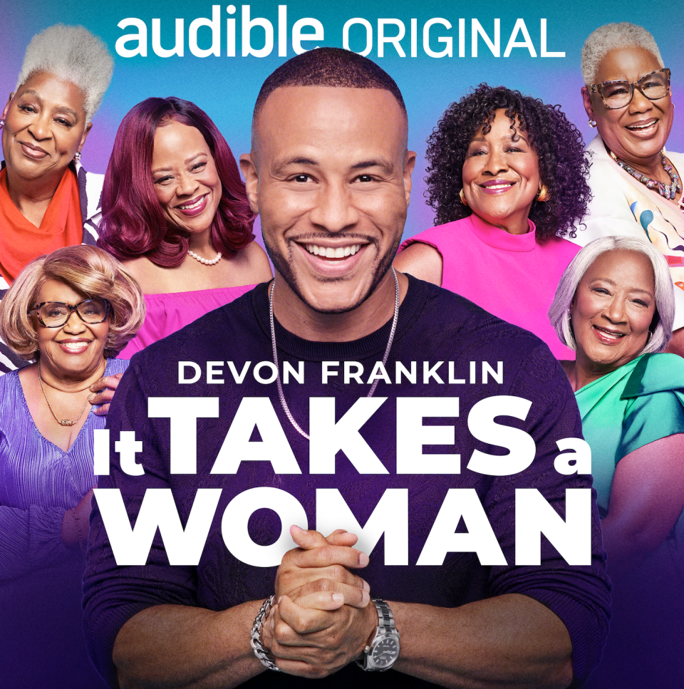 DeVon Franklin’s “It Takes a Woman” audiobook cover. - Credit: Audible
