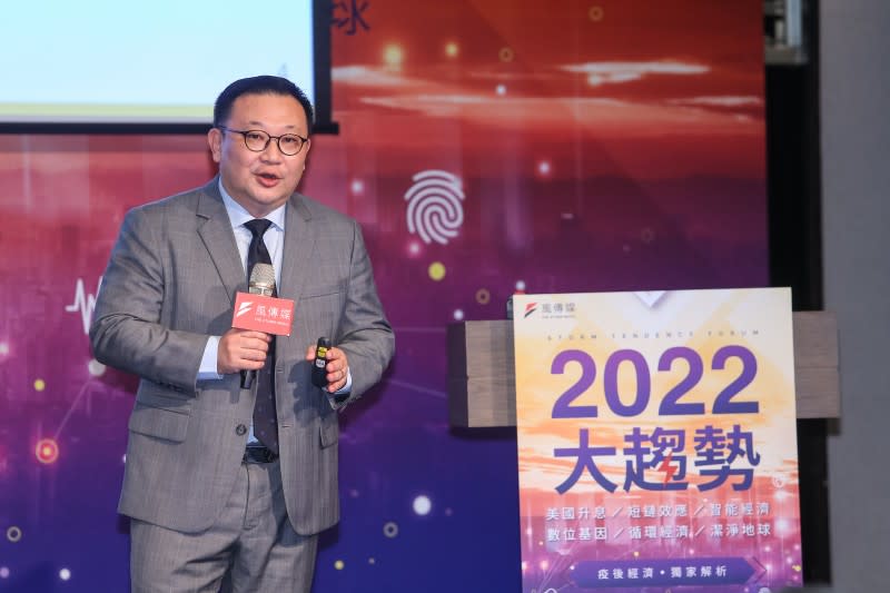 20211126-Google Cloud 台灣總經理謝良承26日出席風傳媒「2022大趨勢」論壇。（顏麟宇攝）