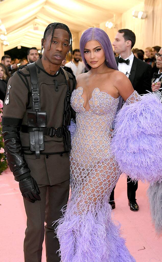 Travis Scott, Kylie Jenner, 2019 Met Gala