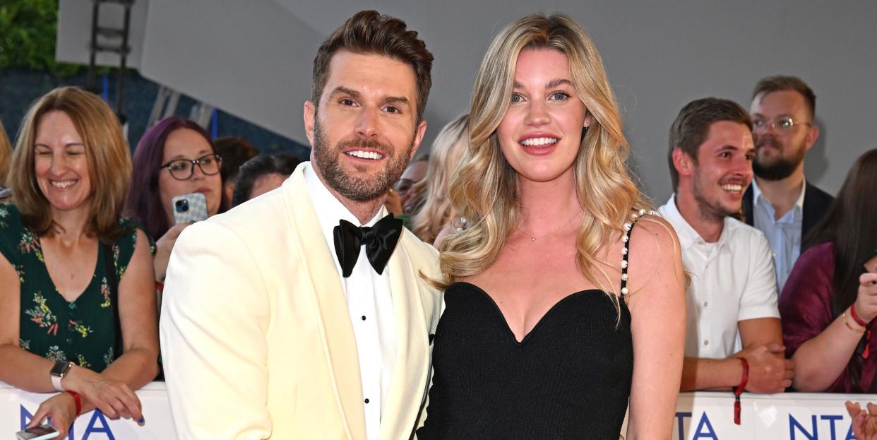 joel dommett and wife hannah cooper at the national television awards 2023