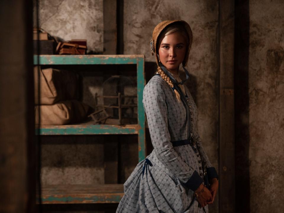 Isabel May as Elsa Dutton in "1883."