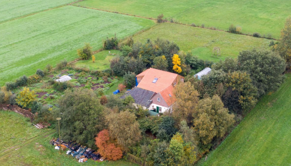 The Ruinerwold farm where the family, including six children, were discovered.