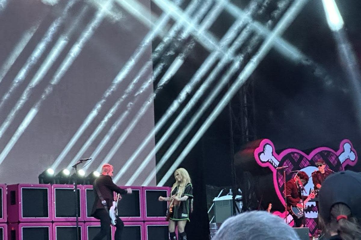 Avril Lavigne delighted fans at Cardiff Castle <i>(Image: Newsquest)</i>