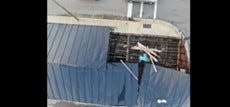 The front half of the roof was torn off at ARK Realty during the April 17 tornado in Bucyrus. The Emergency Management Agency classifies damages as major in cases where a roof over essential living spaces is gone. (PROVIDED BY CRAWFORD PARTNERSHIP)