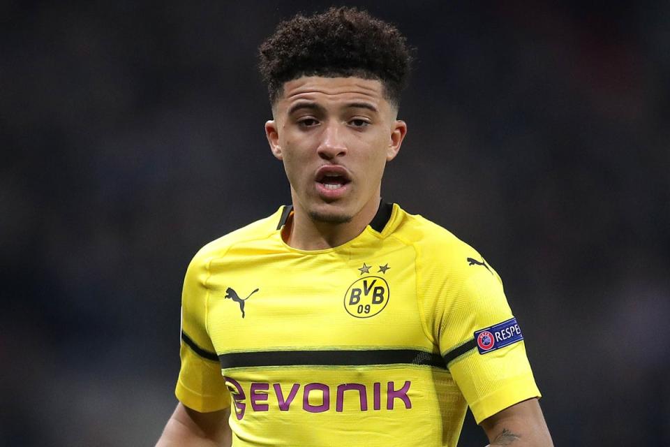 Jadon Sancho has gone back to Germany and rejoined Borussia Dortmund (Adam Davy/PA) (PA Archive)