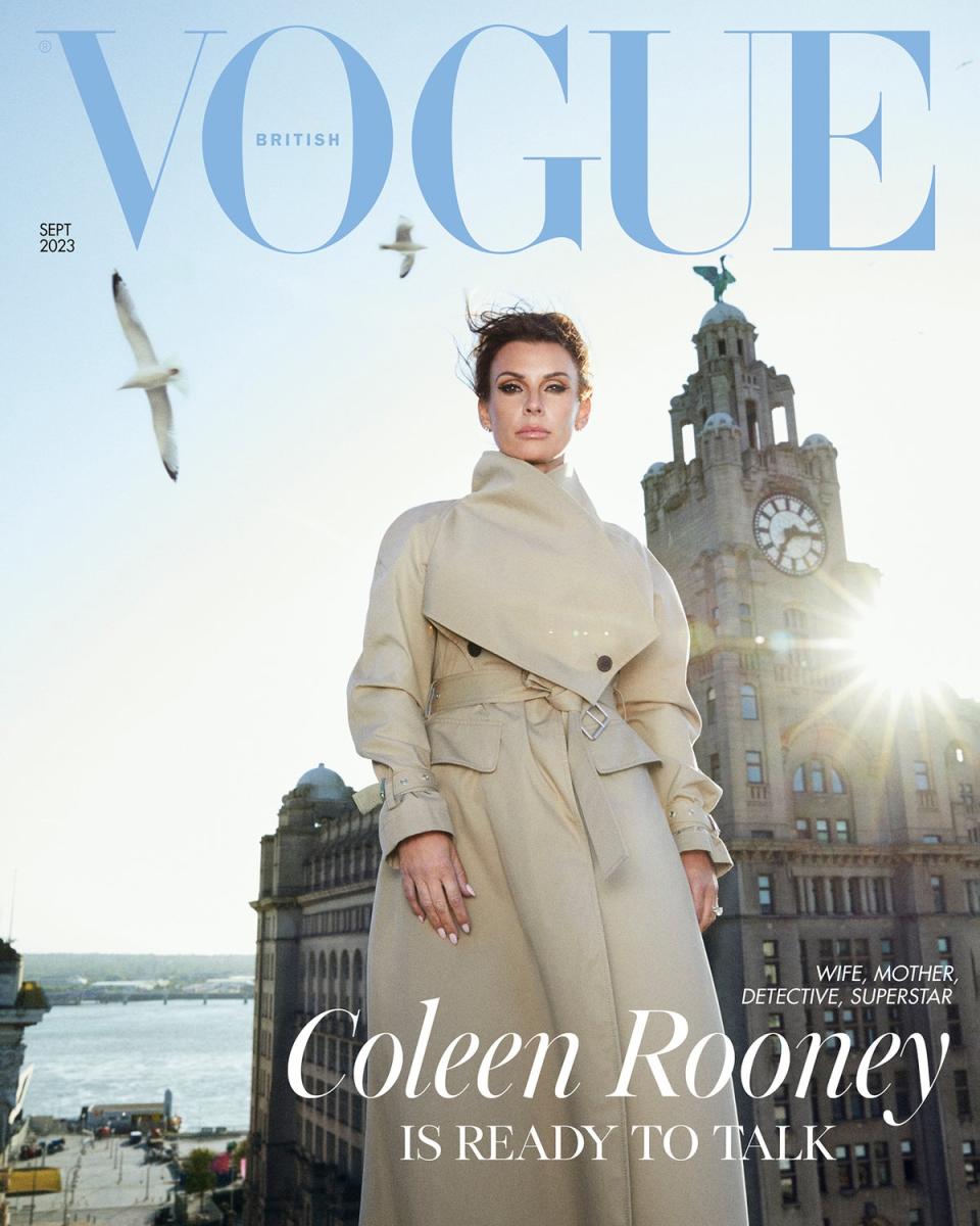 Coleen Rooney on the cover of British Vogue (Alec Maxwell)