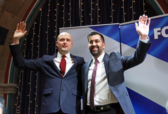 Stephen Flynn and Humza Yousaf