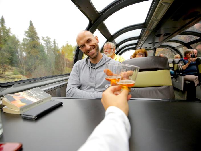 via rail the canadian tasting