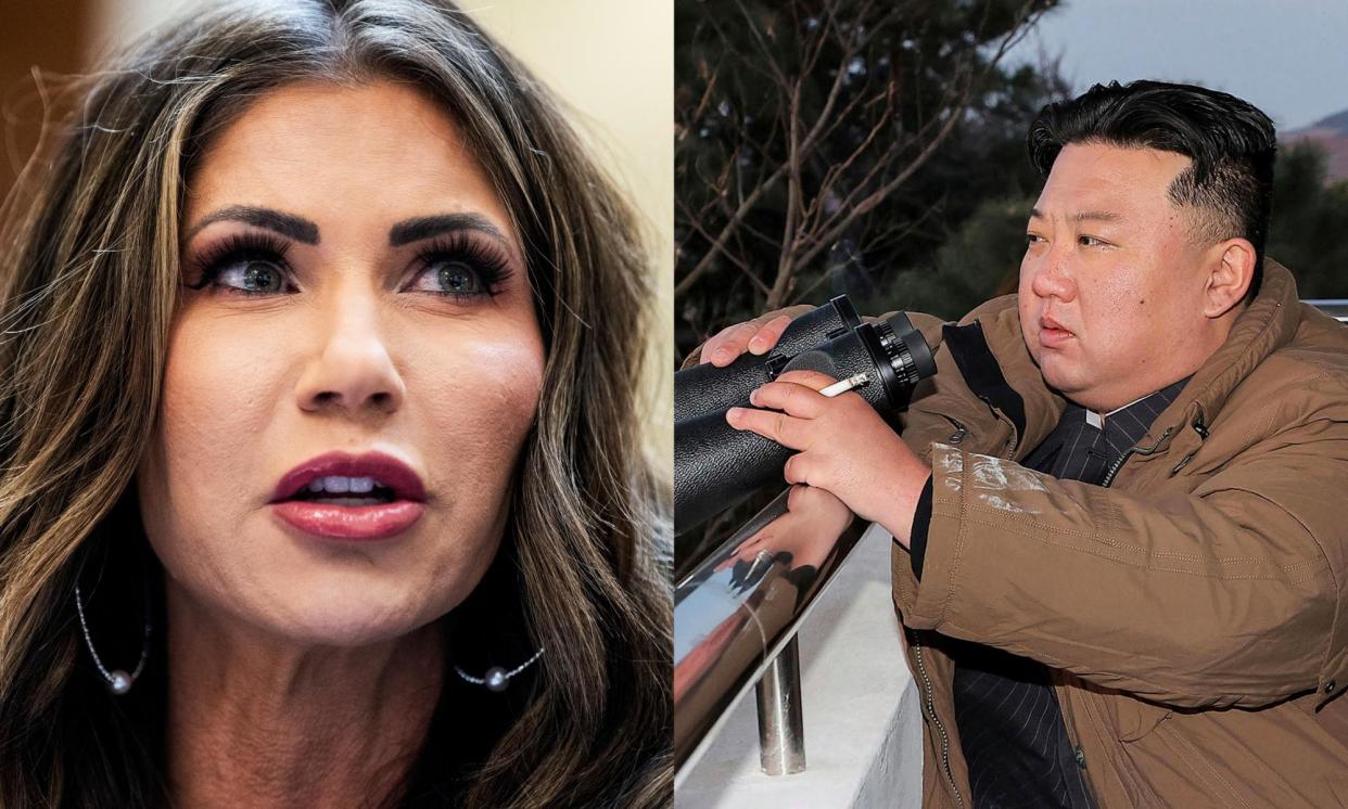<span>While Kristi Noem’s controversial story about killing her dog in her book proved to be true, many are finding it hard to believe that she met the reclusive North Korean leader.</span><span>Composite: CQ-Roll Call via Getty Images, KCNA via AP</span>