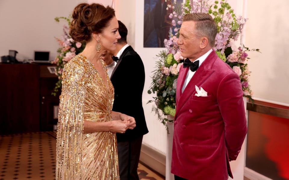 Daniel Craig was full of praise for the Duchess of Cambridge's outfit - Tim P. Whitby/Getty Images