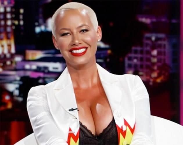 Amber on her new chat show. Source: The Amber Rose Show