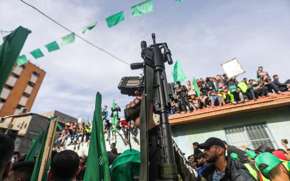 IDF says the weapons stockpile contained telescopic sights for rifles and cartridges for M16s