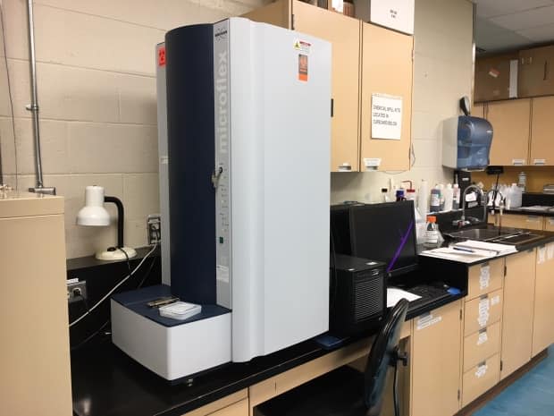 Identification of bacteria can be performed in minutes using the MALDI-TOF Mass Spectrometer in the AVC Diagnostic Services's bacteriology lab. 