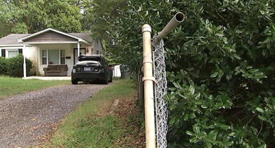 Luis Ocampo's house (pictured) was ransacked while he was on duty as a US army medic