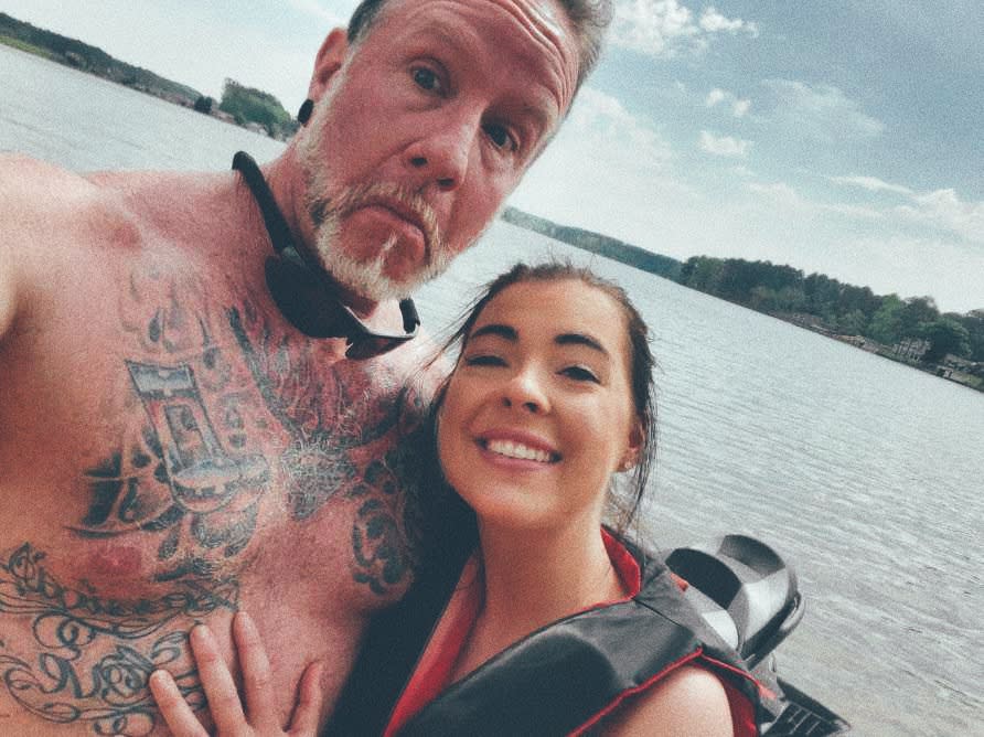 Kayla Caudill, 23, and 51-year-old partner Stephen Dunn