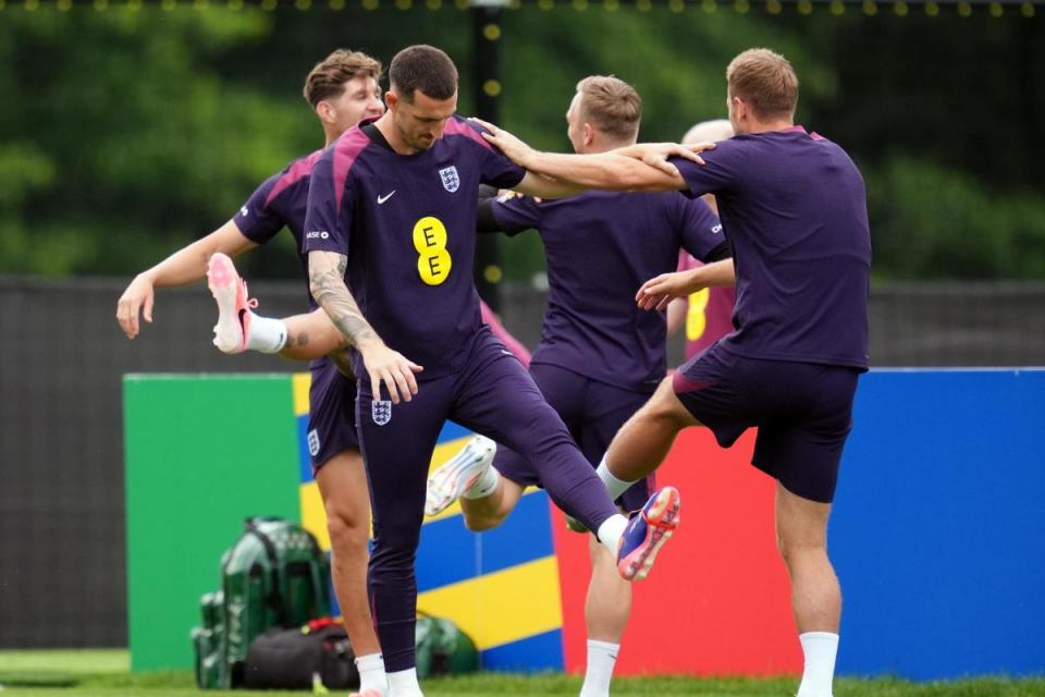 Lewis Dunk and Harry Kane train in Germany today <i>(Image: Adam Davy/PA Wire)</i>