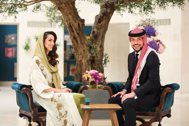 Richard Gardner/Shutterstock Rajwa Al Saif and Crown Prince Hussein