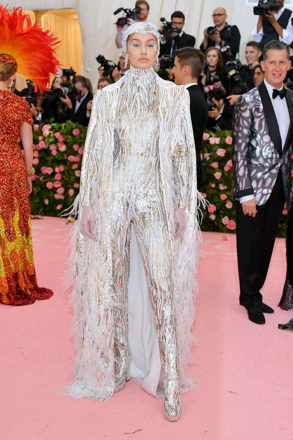 Gigi Hadid attends the Met Gala in New York City on May 6, 2019.